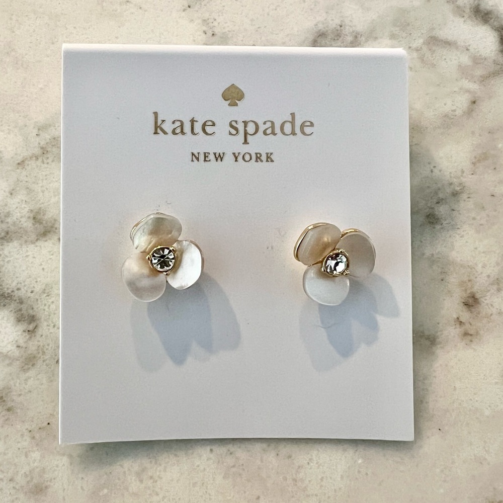Kate Spade Disco Pansy Earrings